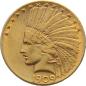 Preview: USA 10 Dollar Indian Head Goldmünze aus 900er Gold